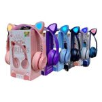 AURICULAR  VINCHA GATITO AUX BT LILA