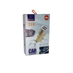 CARGADOR TIME 12V 2 USB 2.1A ROJO (CAR-53006)