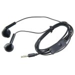 AURICULAR TIME CON CABLE EN BOLSA NEGRO AU-11016