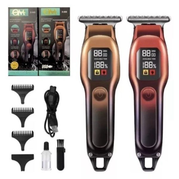 MAQUINA CORTA PELO DIGITAL RECARGABLE OM (AF-3013)
