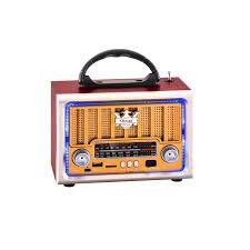 RADIO VINTAGE FM-USB-TFCARD RECARGABLE COLOR GOLD(KFT-2016)