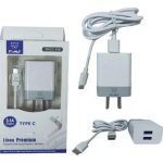 CARGADOR TIME 2 USB 3.1A + CABLE TIPO C (TMCC 818)