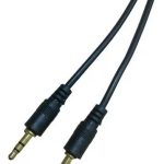 CABLE AUXILIAR NEGRO 1.5M EN BOLSA BEST CHOICE