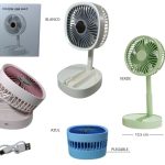 VENTILADOR XM66-42 PLEGABLE CUADRADO (FAN-114009) BLANCO