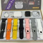 SMARTWATCH + AURICULAR BT CON MALLAS INTERCAMBIABLES NEGRO (TH7-1)