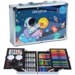 MALETIN 145PSC PINTURAS VAL-AS DU1136 AL-145 ASTRONAUTA FONDO AZUL