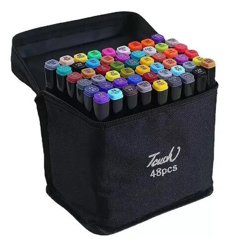 MARCADORES 48PCS DOBLE PUNTA