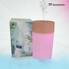 HUMIFICADOR CON LUCES LED 260ML (HMF-91051)- ROSA