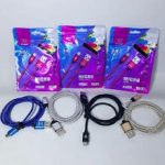 CABLE V8 TIME EN BOLSA 3.1A (CAB-42005)- PLATEADO