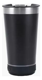 VASO TERMICO CON PARLANTE BT 473ML SIN LOGO RZ- NEGRO