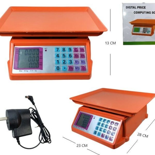 BALANZA DIGITAL DOBLE VISOR 40KG