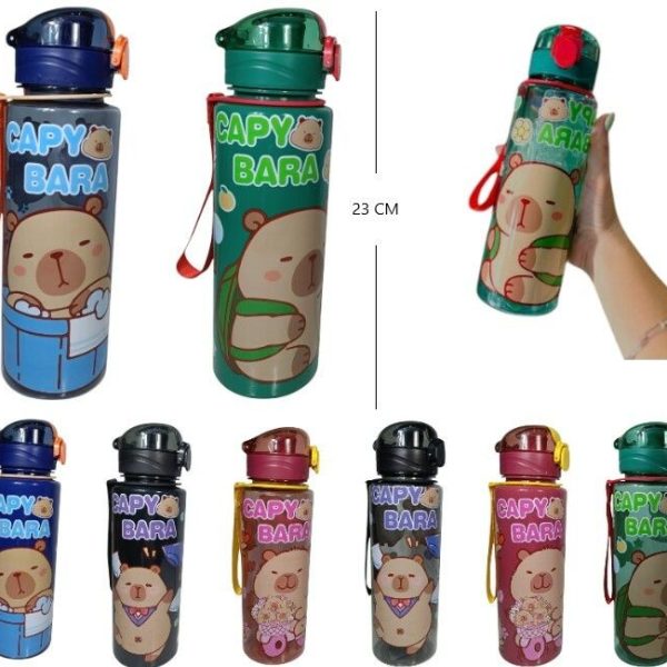 BOTELLA DE PLASTICO 700ML (BTT-04) NEGRO