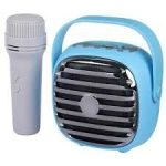 PARLANTE KBROAD KARAOKE 3'' CON MICROFONO (KTS-1943) AZUL