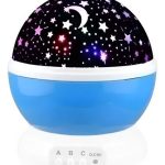 VELADOR LUNA Y ESTRELLA (LED-83029) CELESTE