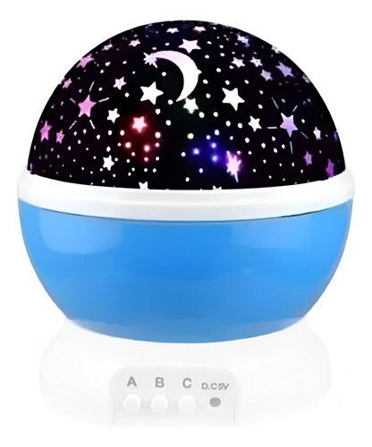 VELADOR LUNA Y ESTRELLA (LED-83029) CELESTE