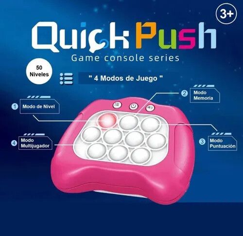 POP IT  QUICK PUSH- ROSADO