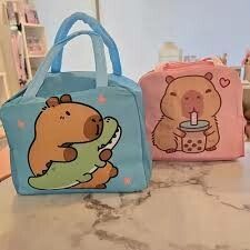 LUNCHERAS TERMICA INFANTIL CAPYBARA- CELESTE