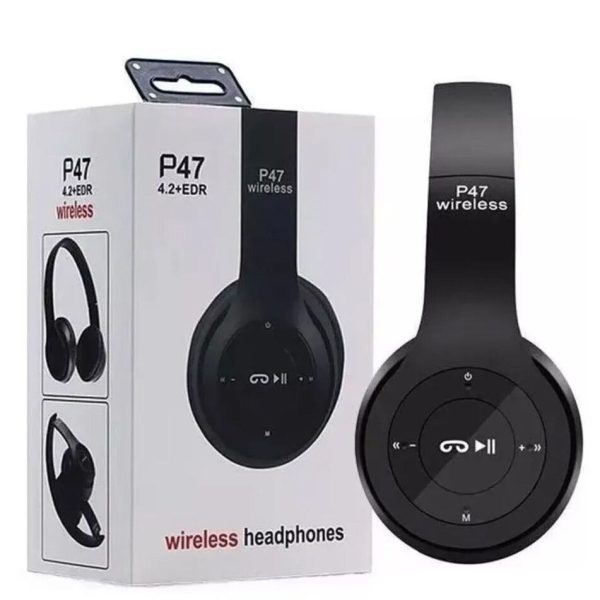 AURICULAR BLUETOOTH VINCHA (P47KA)-NEGRO (512530)