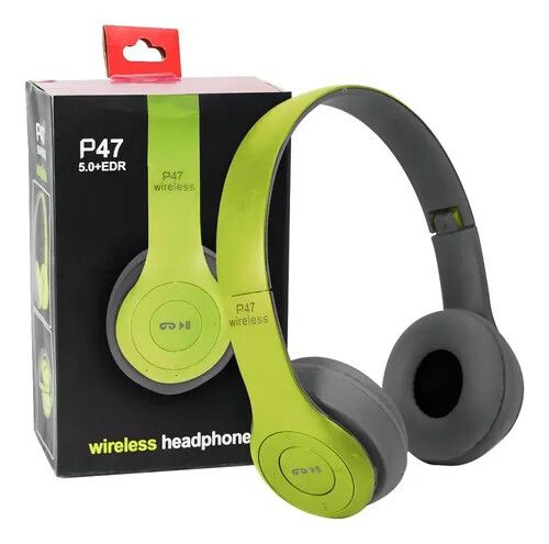AURICULAR BLUETOOTH VINCHA (P47KA)- VERDE (512530)