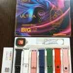 SMARTWATCH ULTRA 9 BIG DORADO CON 7 MALLAS (TH7-3)