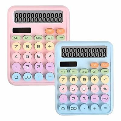 CALCULADORA KARUDIA 12 DIGITOS CELESTE (KK-2280)