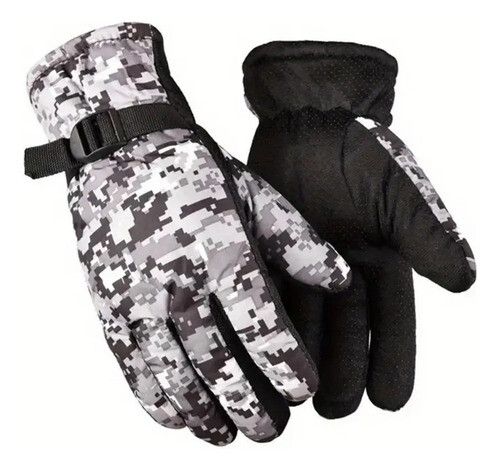 GUANTE POLAR CAMUFLADO IMPERMEABLES GRIS