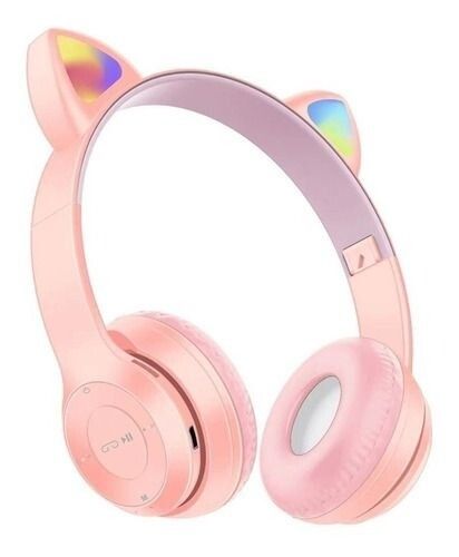 AURICULARES BT VINCHA CON OREJAS AU-12004 ROSADO (564015)