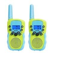 RADIO WALKIE TALKE X2UNI A PILA VERDE -CELESTE T-388