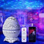 PROYECTOR GALAXIA HUEVO DE DINOSAURIO -BLANCO