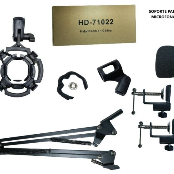 SOPORTE Y ACCESORIOS PARA MICROFONO HD-71022