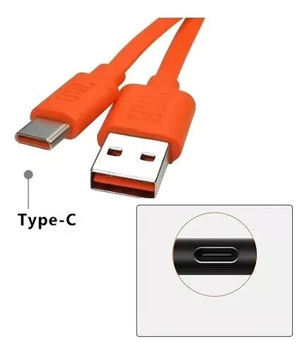 CABLE TIPO C TIME SIN CAJA NARANJA