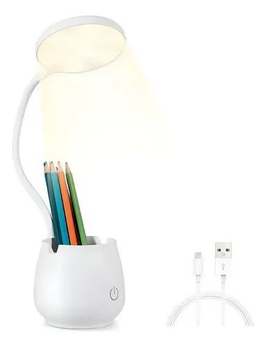 VELADOR LED RECARGABLE BLANCO(VEL-81015)