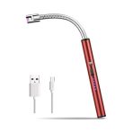 ENCENDEDOR RECARGABLE USB ROJO - Imagen 2