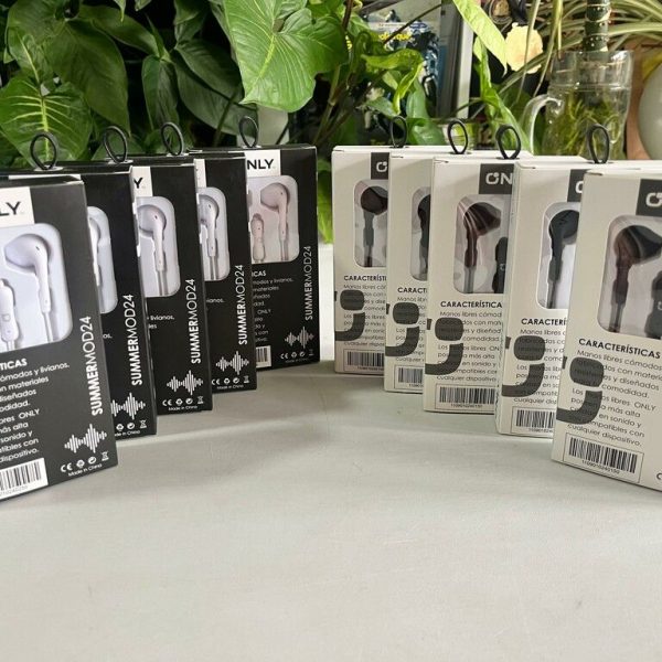 5 MANOS LIBRES MOD24 SUMMER - BLANCOS + 5 MANOS LIBRES MOD24 SUMMER - NEGROS