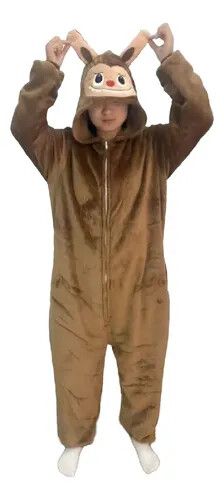 PIJAMA MARRON DE LABUBU PARA NIÑO