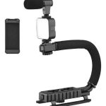 SOPORTE PARA CELULAR CON LUZ Y MICROFONO (HD-71074)