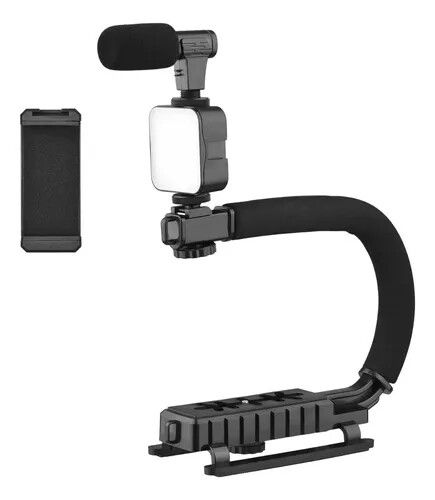 SOPORTE PARA CELULAR CON LUZ Y MICROFONO (HD-71074)