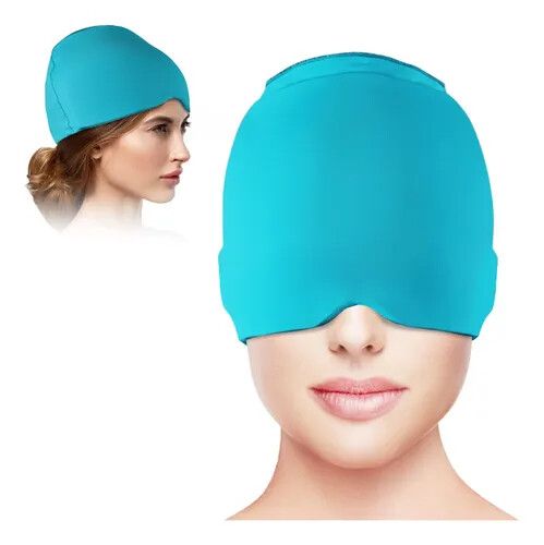 GORRO PARA ALIVIAR MIGRAÑA LT3002 CELESTE