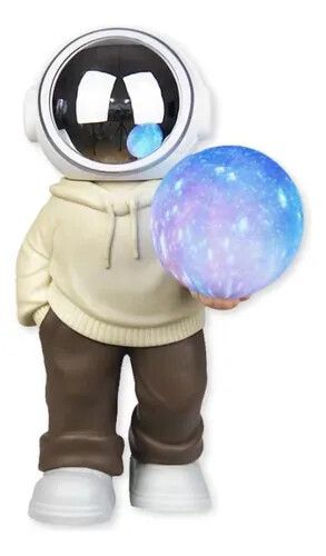 VELADOR ASTRONAUTA CON PARLANTE Y LUNA RGB(LUNA DISEÑO)