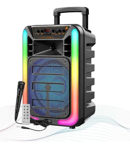 PARLANTE BT 12PLG CON MICROFONO MP3-FM (GTS-1591)