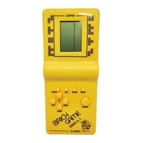 BRICK GAME TETRIS 9999 EN 1 (E-9999) AMARILLO