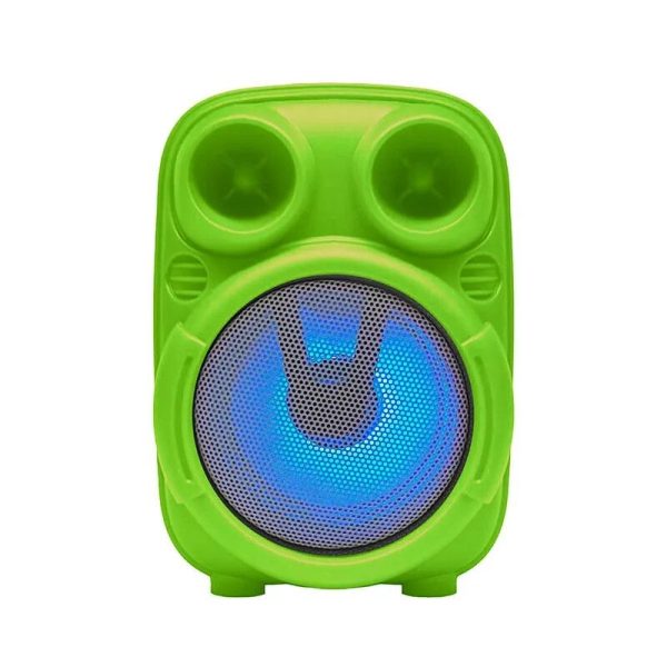 PARLANTE BLUETOOTH GREATNICE 3'' RGB (GTS-2003) VERDE