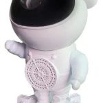 VELADOR PROYECTOR ASTRONAUTA CON PARLANTE BT (LED-83036)