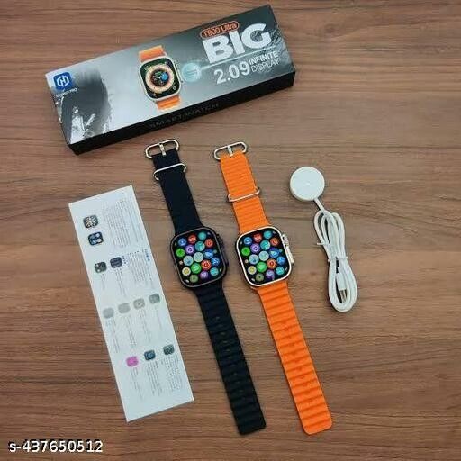 SET DE AURICULAR BT ULTRA 2 CON RELOJ NEGRO (ZT22)