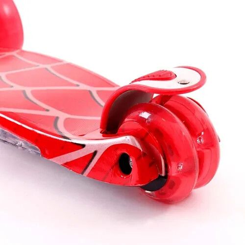 MONOPATIN INFANTIL  DISEÑO CON LUZ METAL REFORZADO ROJO SV-4 (MG-8C)