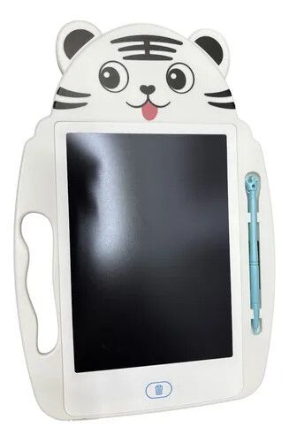 TABLET WRITING LCD FULL COLOR 9'' CON DISEÑO INFANTIL BLANCO (PIZ-140T08)