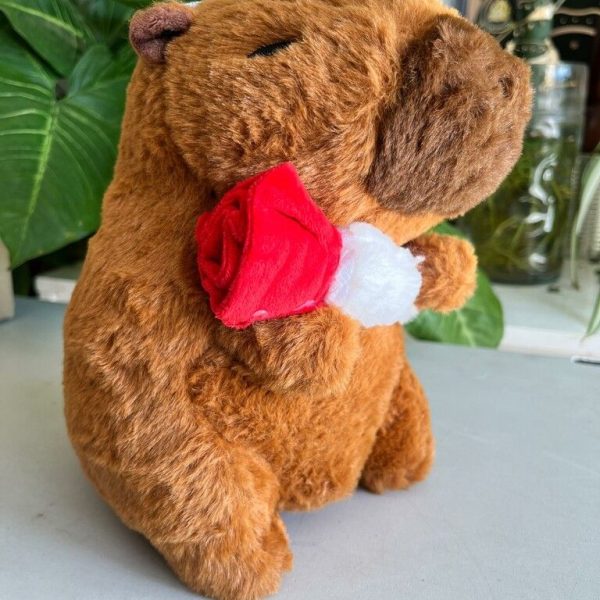 PELUCHE CAPYBARA CON UNA ROSA (BALA-05)