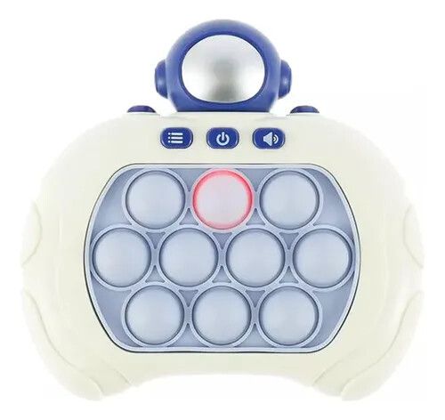 POP IT ELECTRONICO DE MEMORIA CON LUZ Y SONIDO ASTRONAUTA BLANCO (205A)