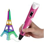 LAPIZ IMPRESORA 3D RECARGABLE P11-HT ROSADO