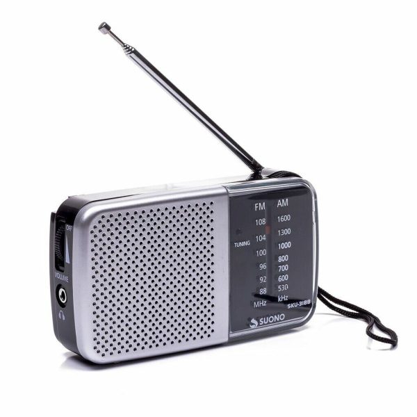 RADIO SUONO PORTATIL AM/FM GRIS